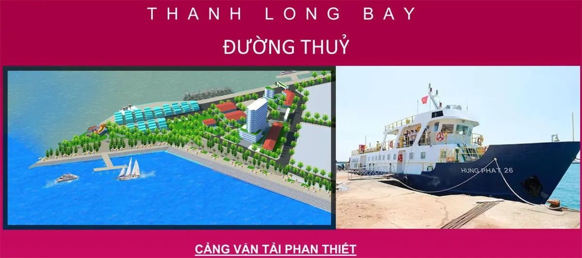 Kết nối đường Thủy với Dự án KĐT Thanh Long Bay