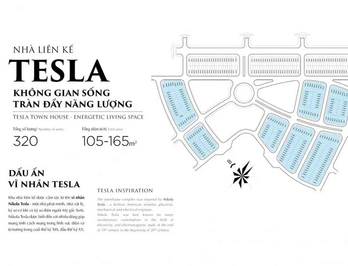 Thông tin Phân khu Tesla Dự ánThành Phố Cà Phê 