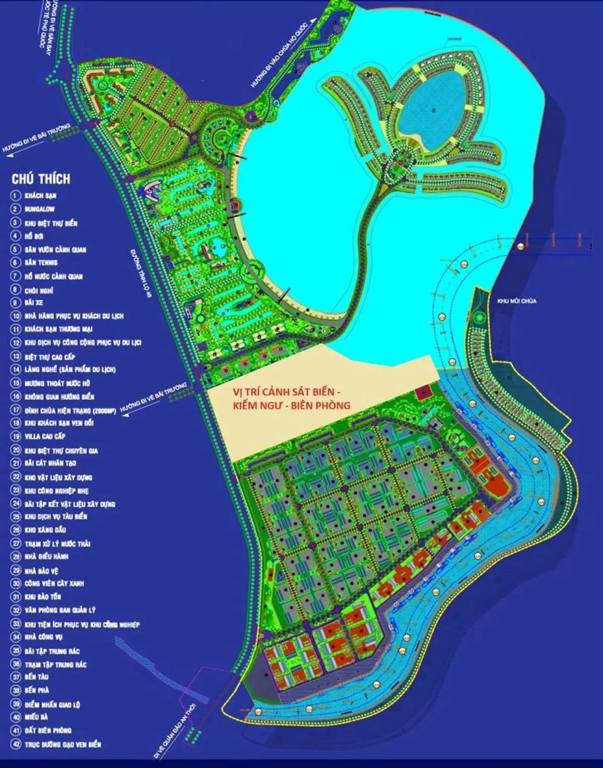 Mặt bằng Tổng thể Dự án Selavia Bay Phú Quốc