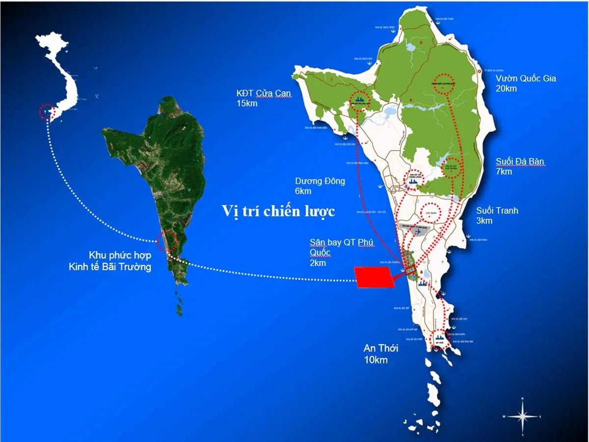 Vị trí Dự án Selavia Bay Phú Quốc Kiên Giang