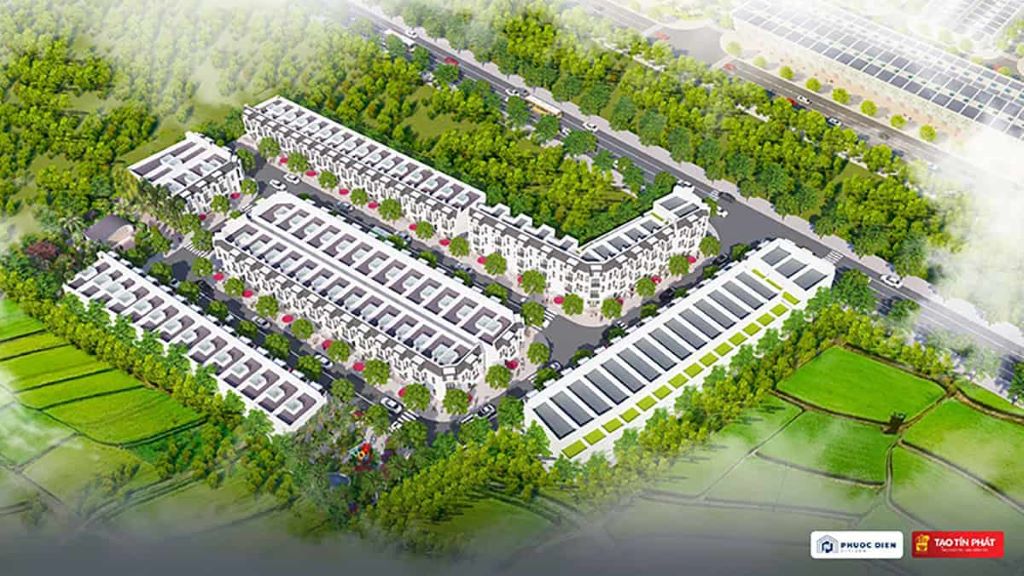 Phối cảnh dự án nhà phố Phước Điền Citizen Tân Uyên Bình Dương