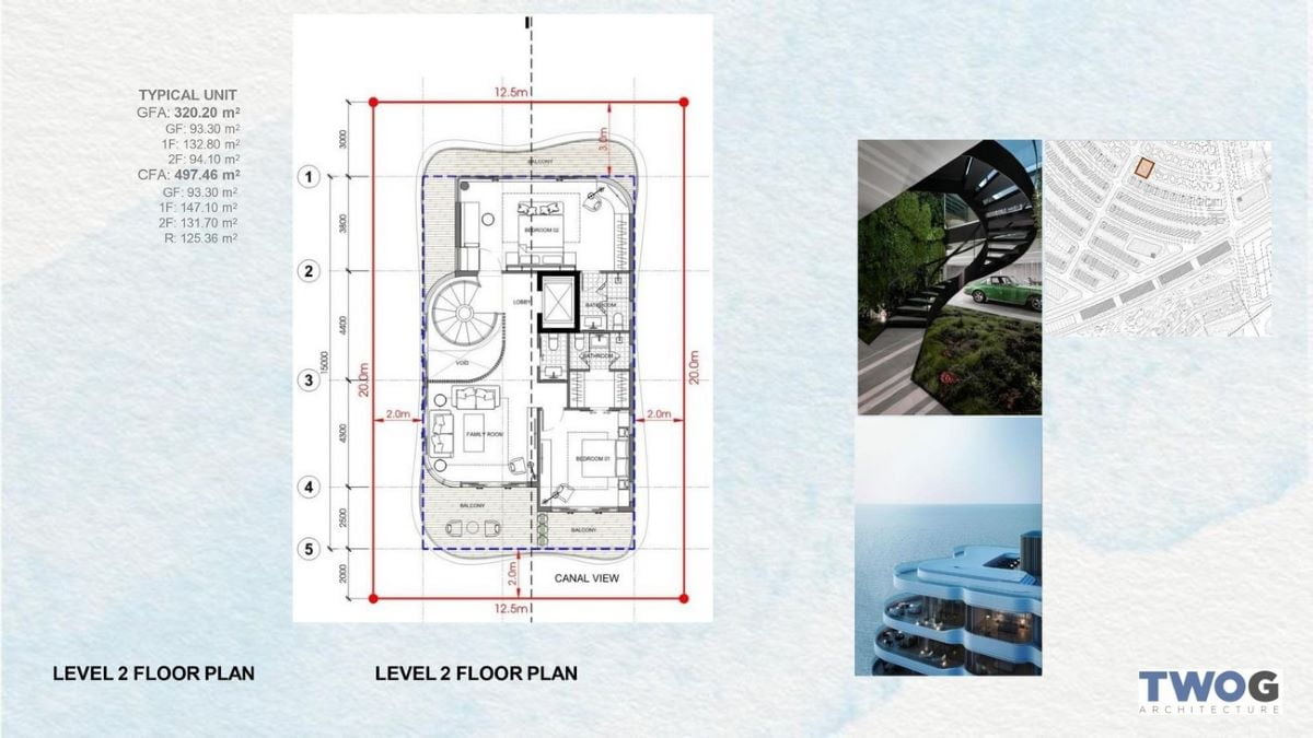 Thiết kế tầng 2 mẫu biệt thự Merry Land Hải giang Quy Nhơn