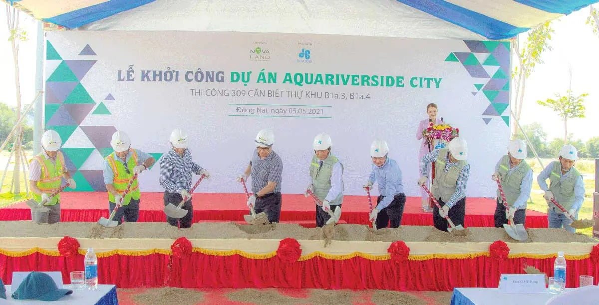 Lễ khởi công Dự án Biệt Thự Aqua Riverside City Đồng Nai