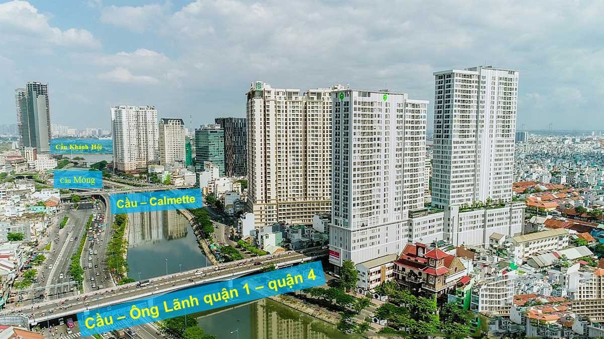 Kết nối hạ tầng khu vực dự án The Saigon Riverfront Quận 4