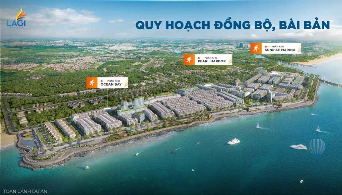 Mặt bằng Tổng thể Dự án Lagi New City Bình Thuận